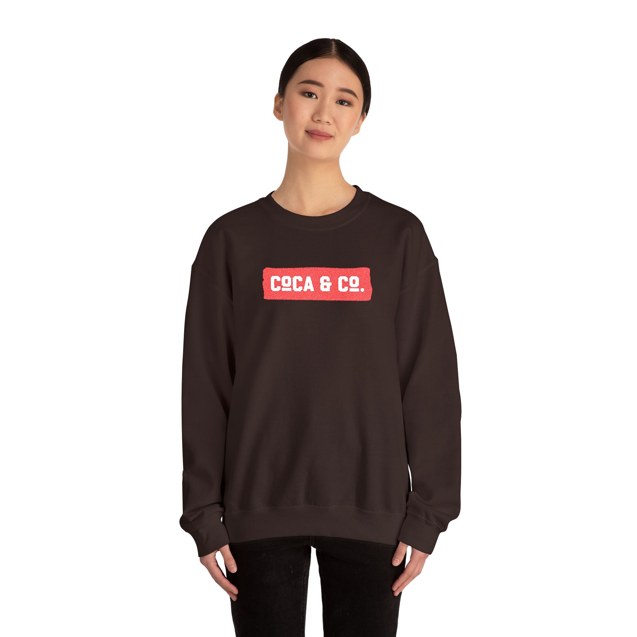 Gildan 18000 Unisex Crewneck Sweatshirt | Coca & Co Embroidery