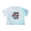 Customizable Colortone 1050 Womens Tie Dye Crop T Shirt