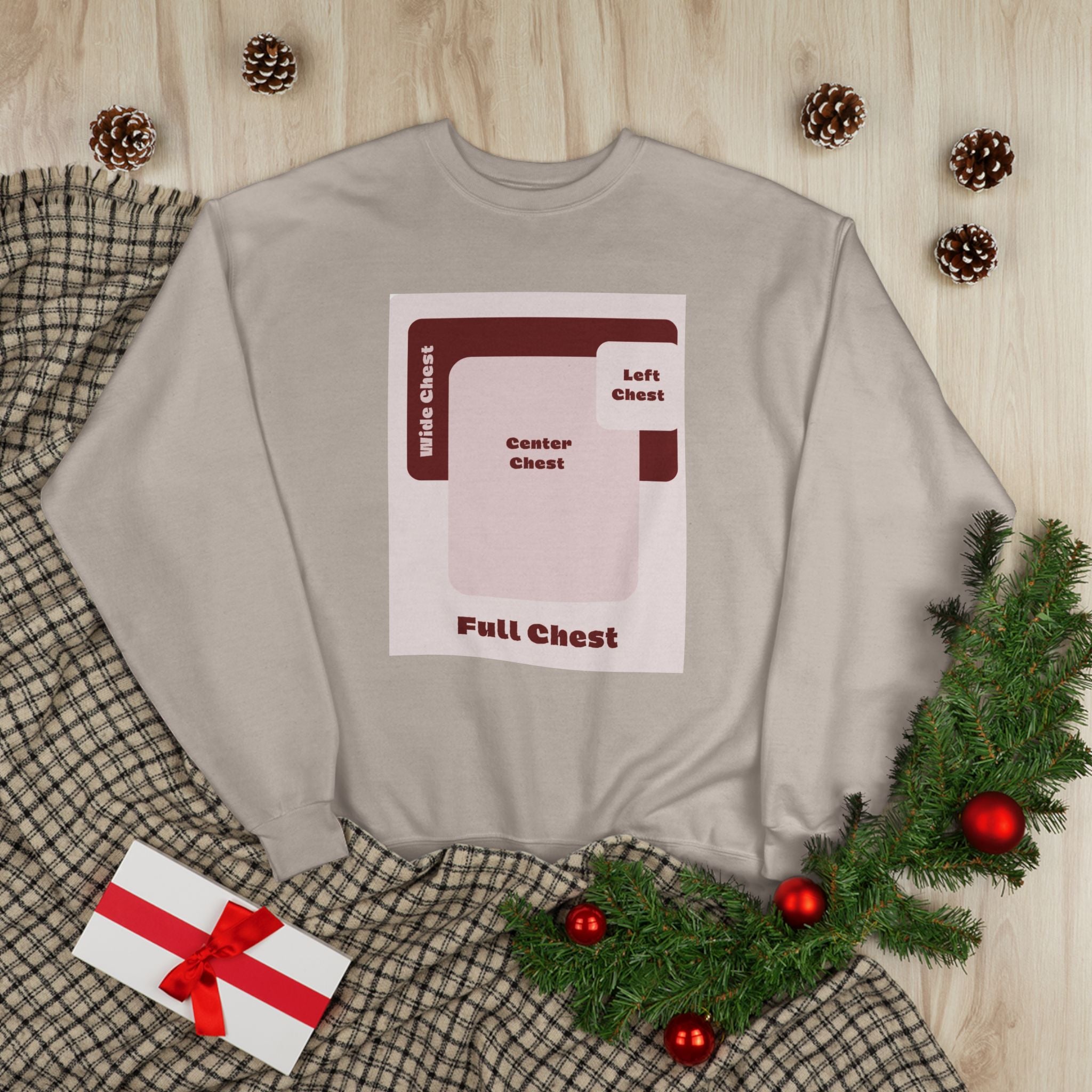 Customizable Unisex Hanes P160 EcoSmart Crewneck Sweatshirt Custom Print