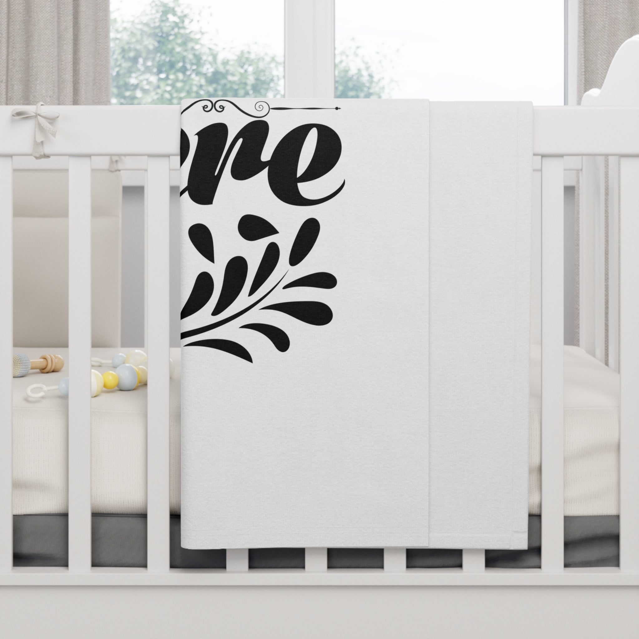 Customizable Soft Fleece Baby Blanket 30x40 Personalized One Sided Print