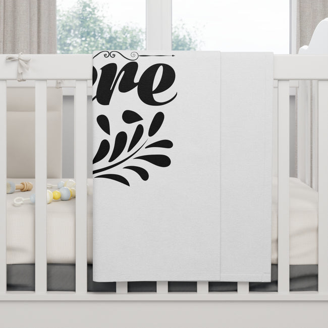 Customizable Soft Fleece Baby Blanket 30x40 Personalized One Sided Print