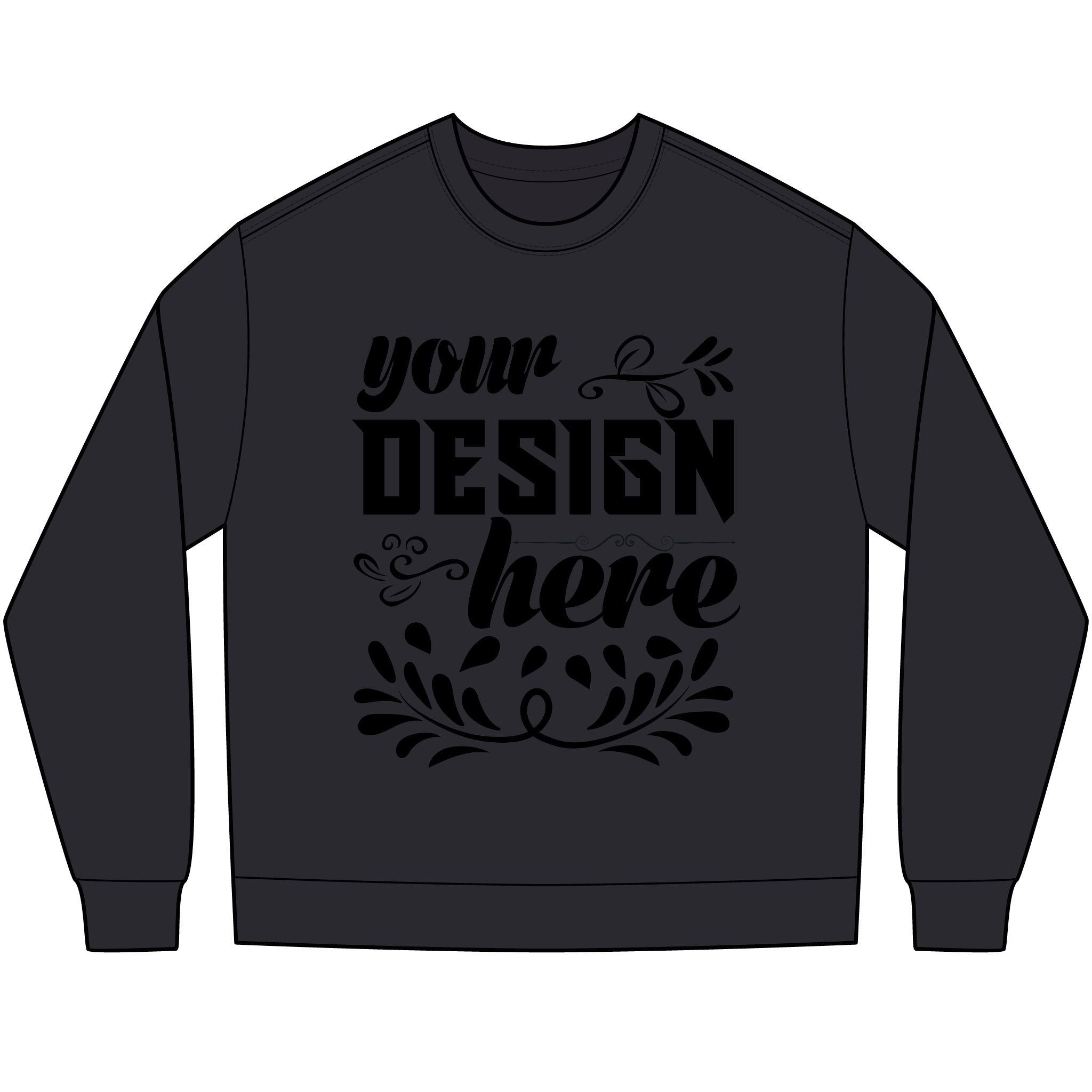 Customizable Bella+Canvas 3511 Unisex Heavyweight Long Sleeve Tee Relaxed Fit