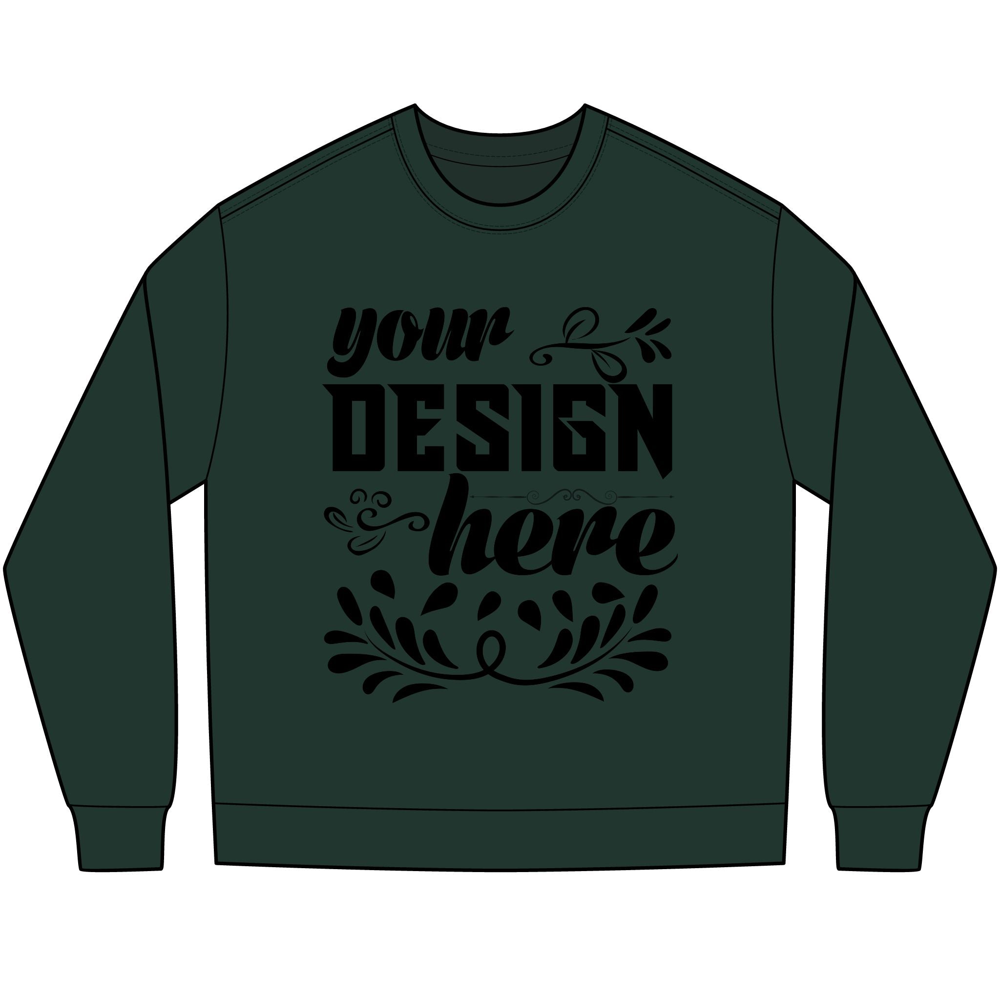 Customizable Bella+Canvas 3511 Unisex Heavyweight Long Sleeve Tee Relaxed Fit