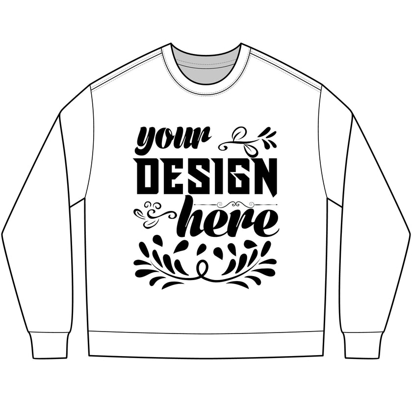 Customizable Bella+Canvas 3511 Unisex Heavyweight Long Sleeve Tee Relaxed Fit