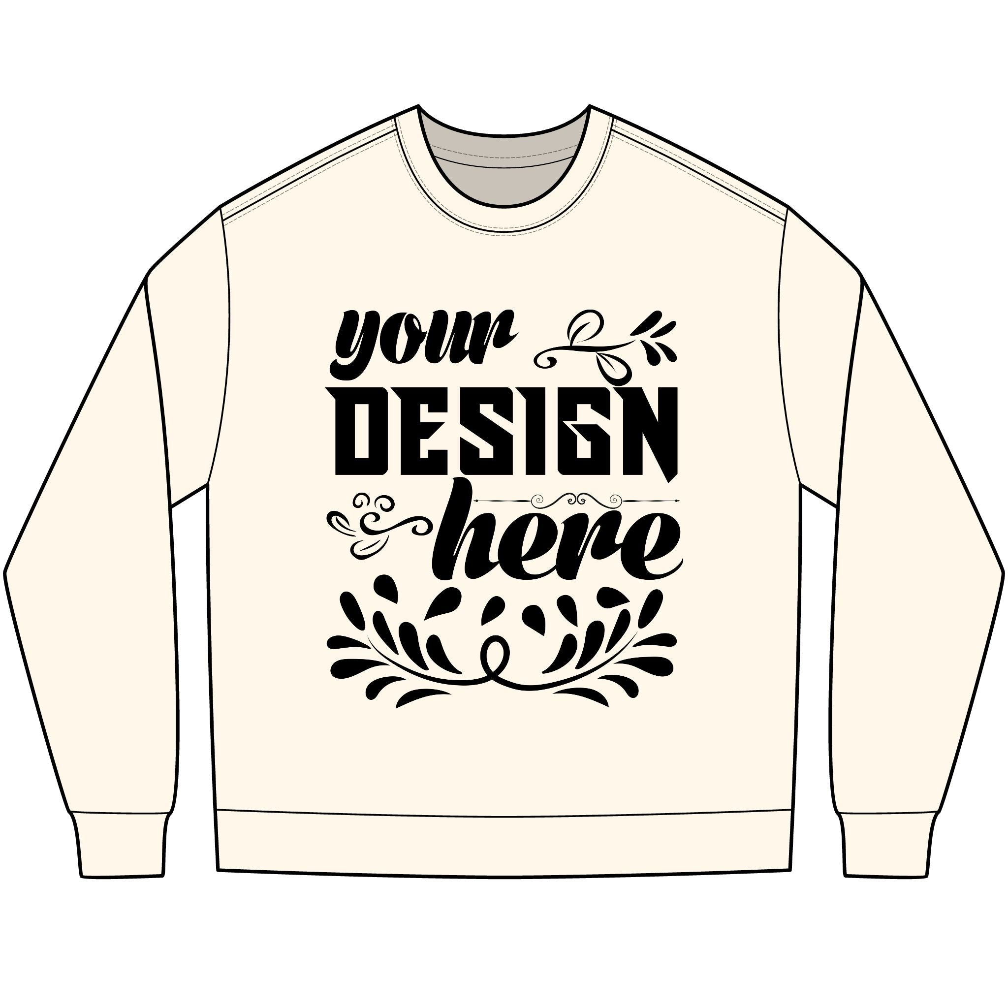 Customizable Bella+Canvas 3511 Unisex Heavyweight Long Sleeve Tee Relaxed Fit