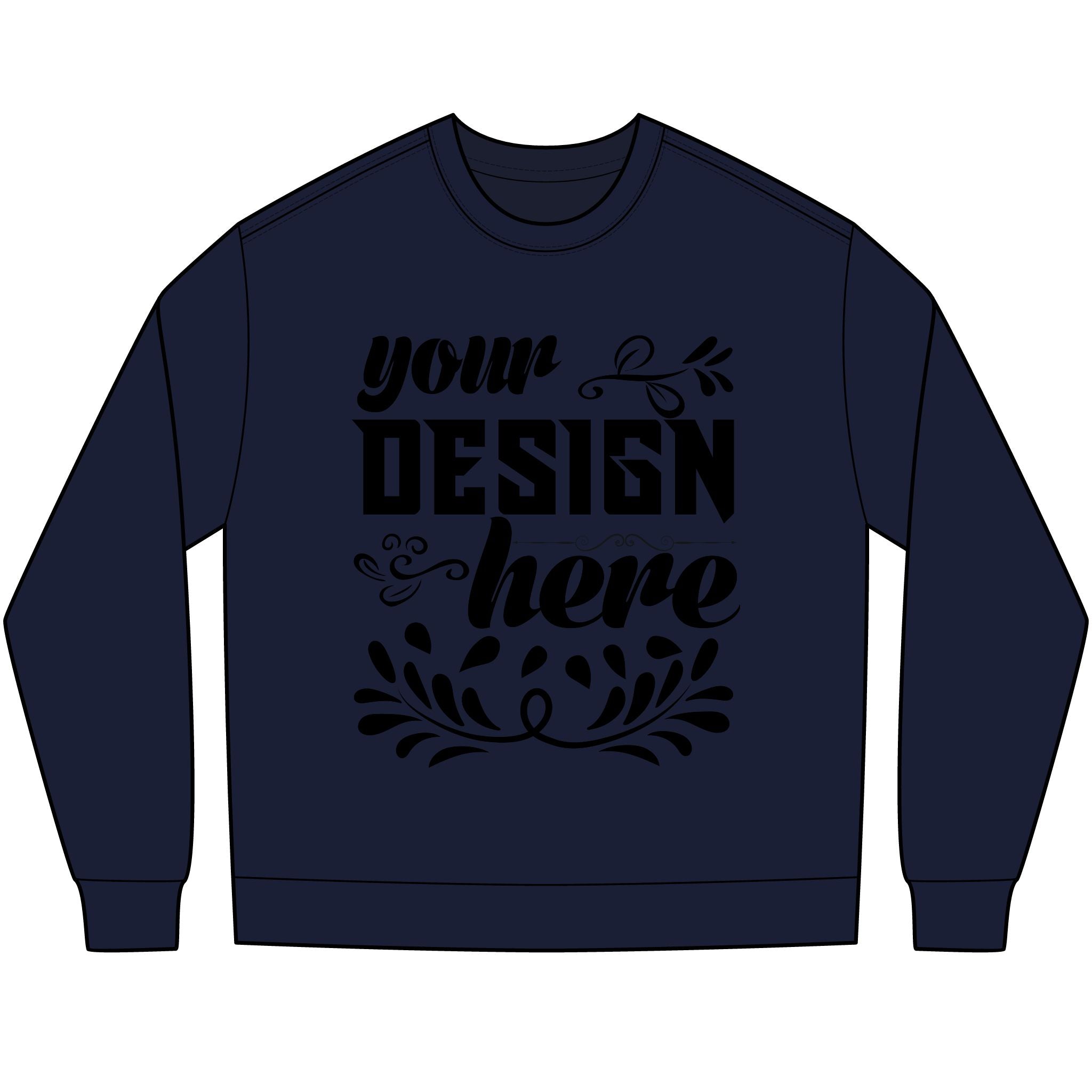 Customizable Bella+Canvas 3511 Unisex Heavyweight Long Sleeve Tee Relaxed Fit