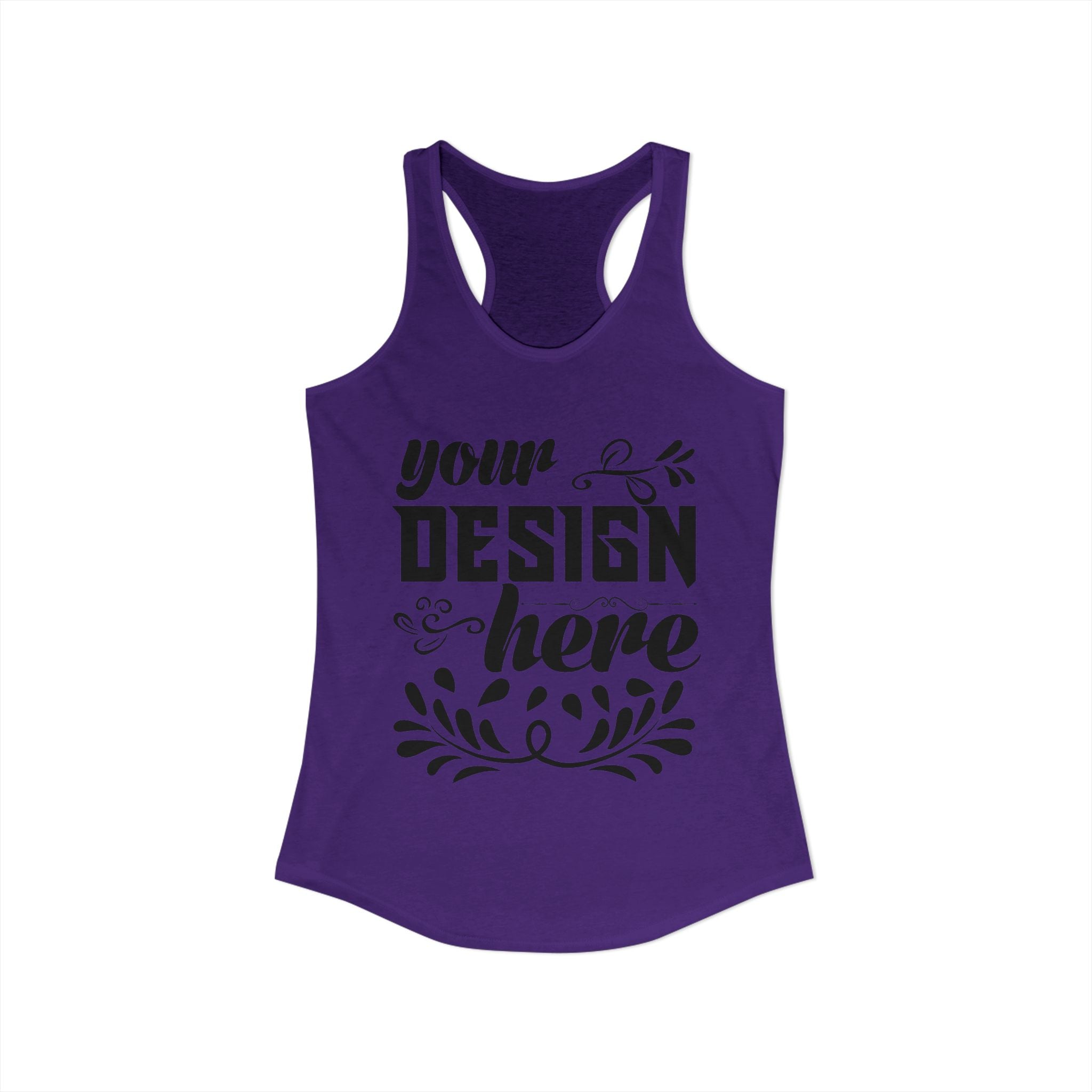 Customizable Next Level 1533 Womens Ideal Racerback Tank