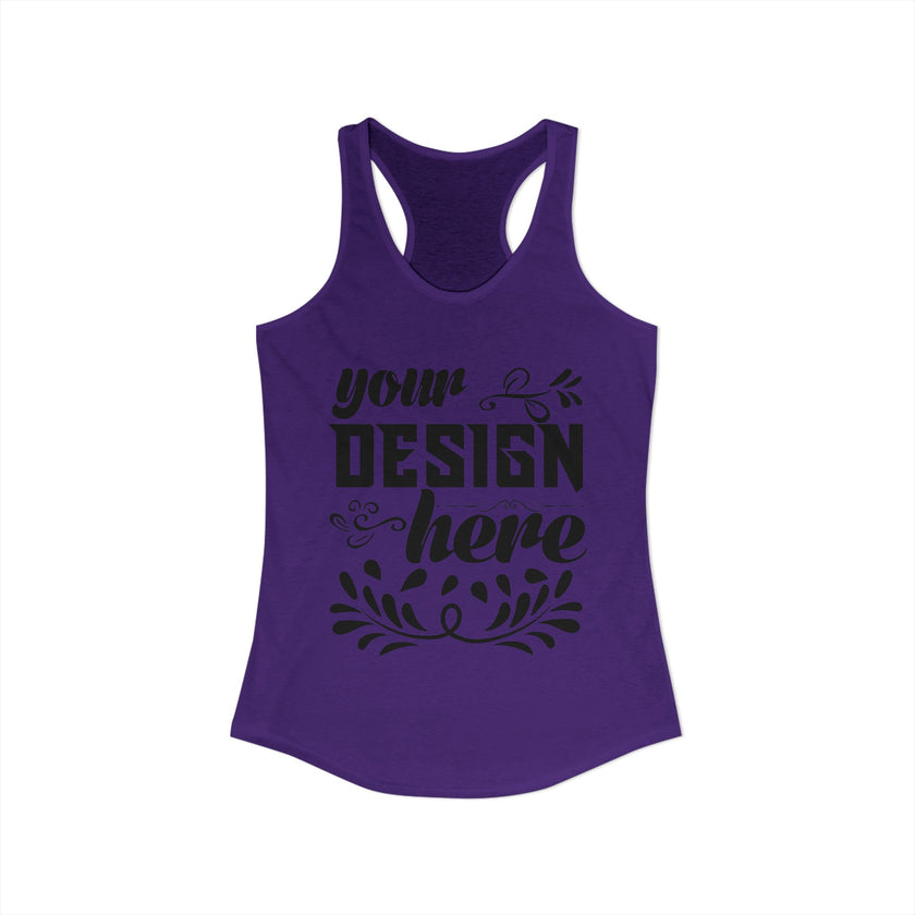 Customizable Next Level 1533 Womens Ideal Racerback Tank