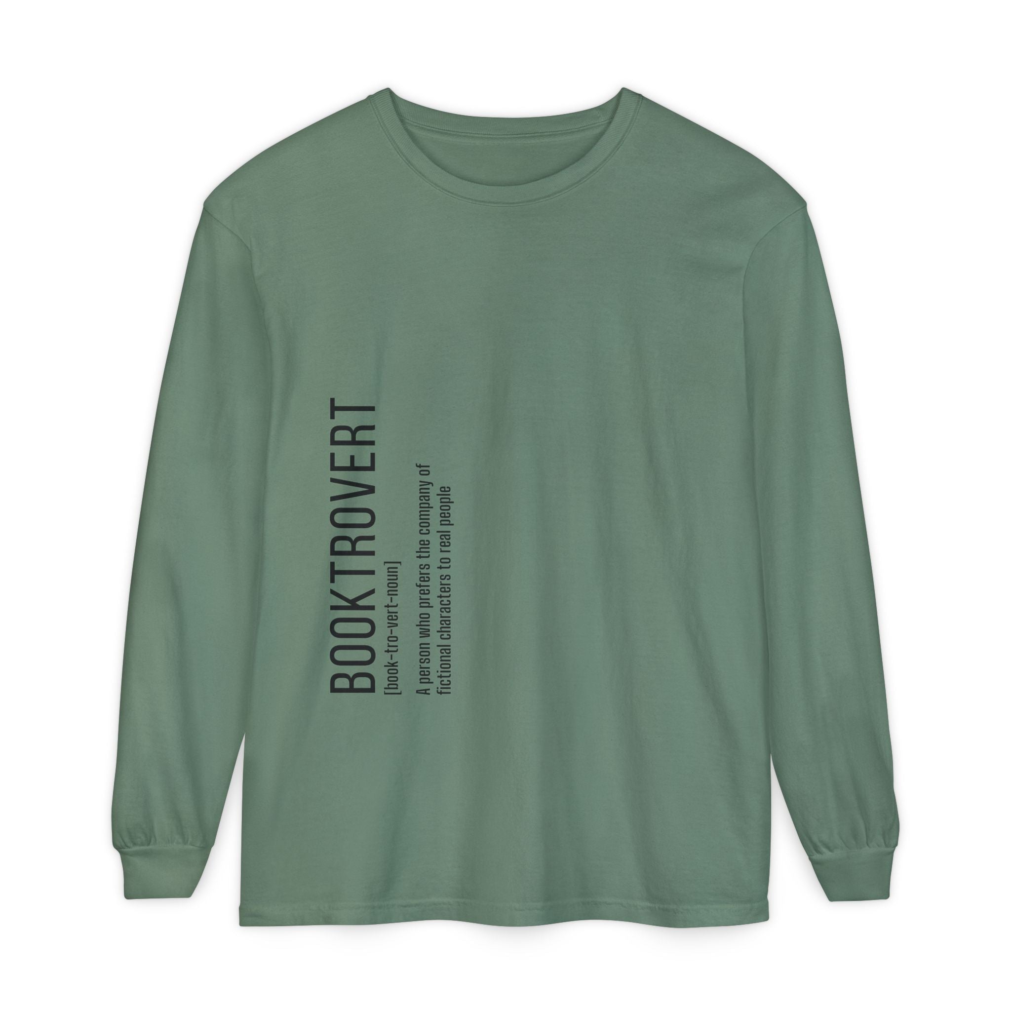 Comfort Colors 6014 Unisex  Long Sleeve T-Shirt | Booktrovert Graphic Print