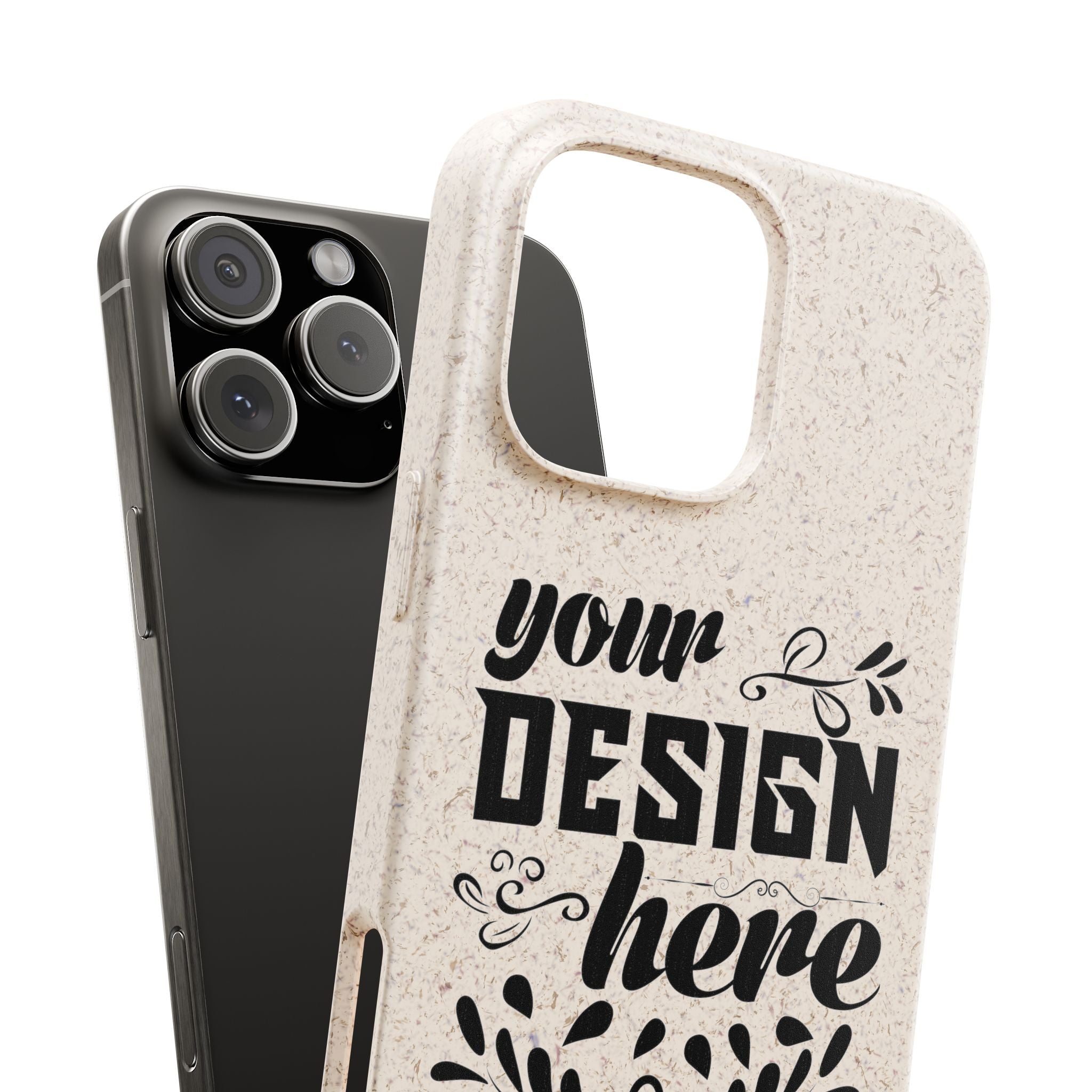 Customizable Biodegradable Phone Case Matte Finish Wireless Charging