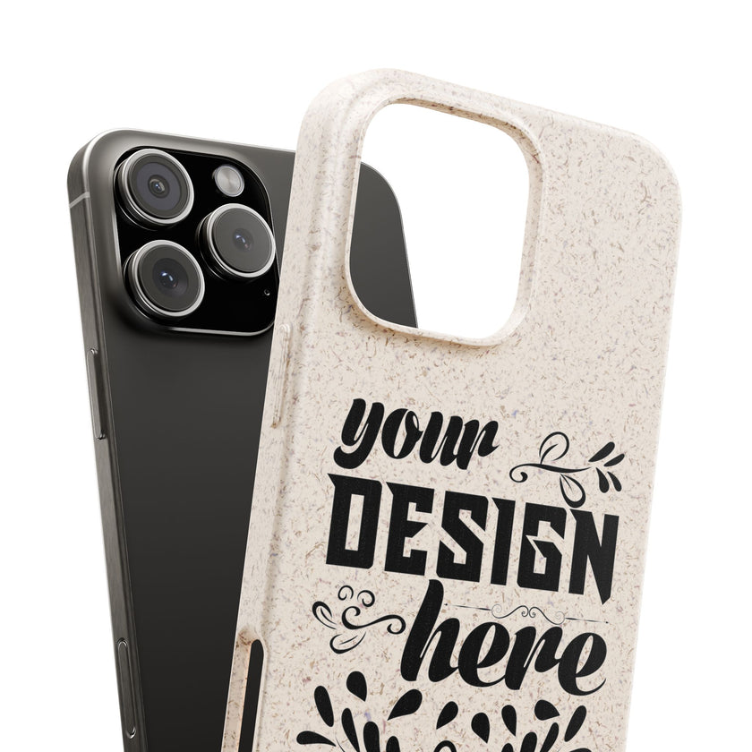 Customizable Biodegradable Phone Case Matte Finish Wireless Charging