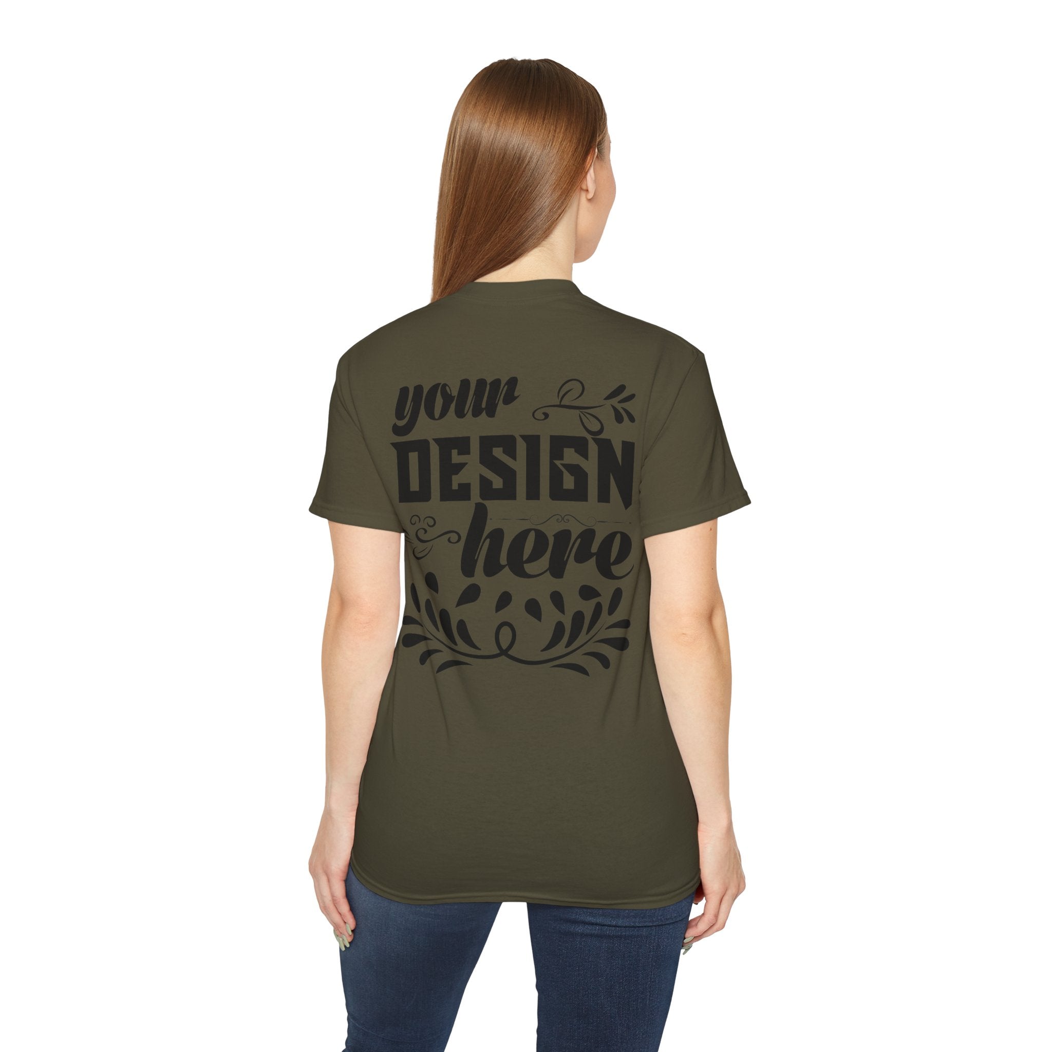 Customizable Gildan 2000 Unisex Ultra Cotton Crew Neck T-Shirt