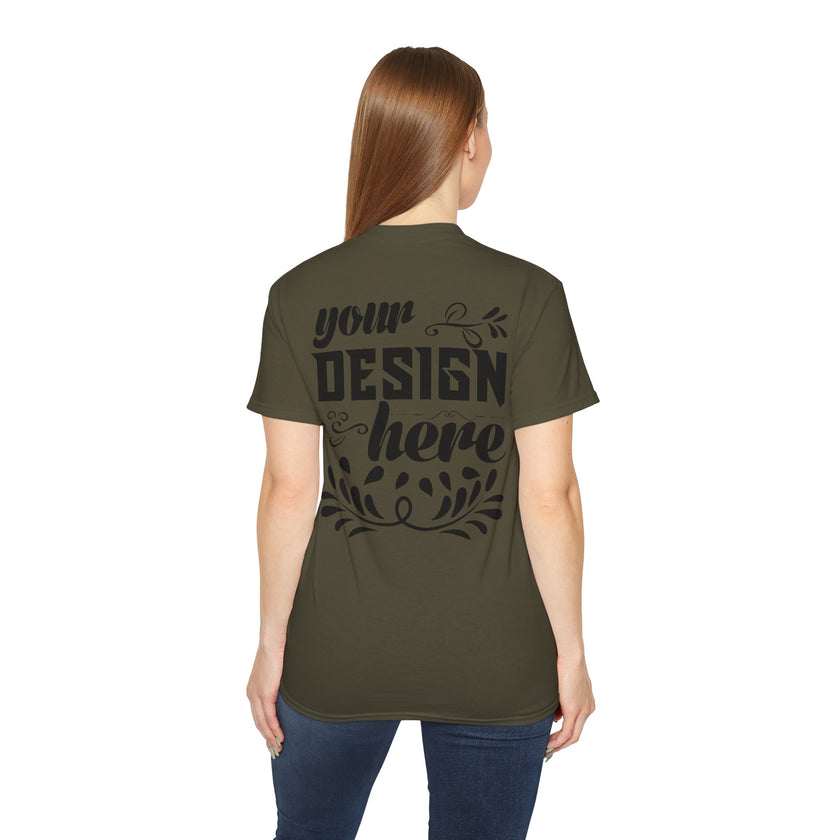 Customizable Gildan 2000 Unisex Ultra Cotton Crew Neck T-Shirt