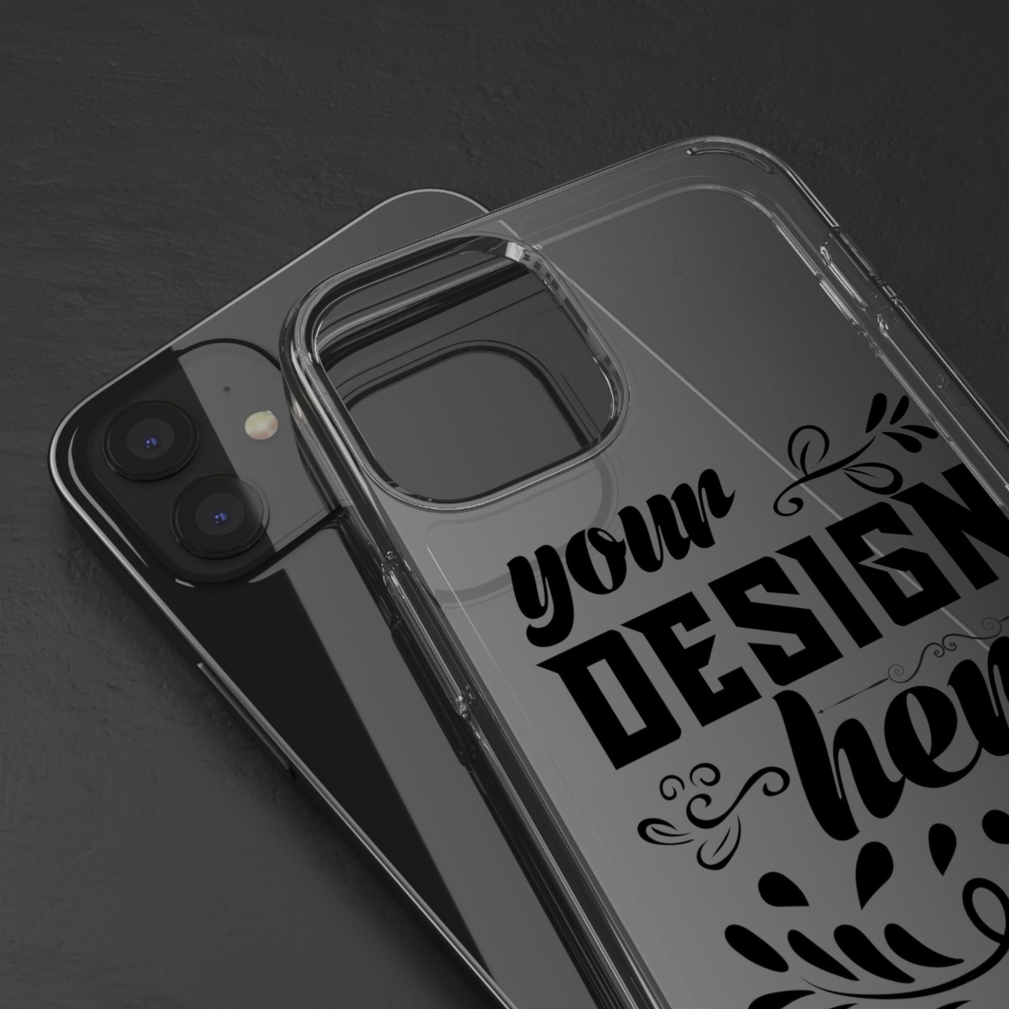 Customizable Clear Phone Case Slim Lightweight Scratch Resistant Protection