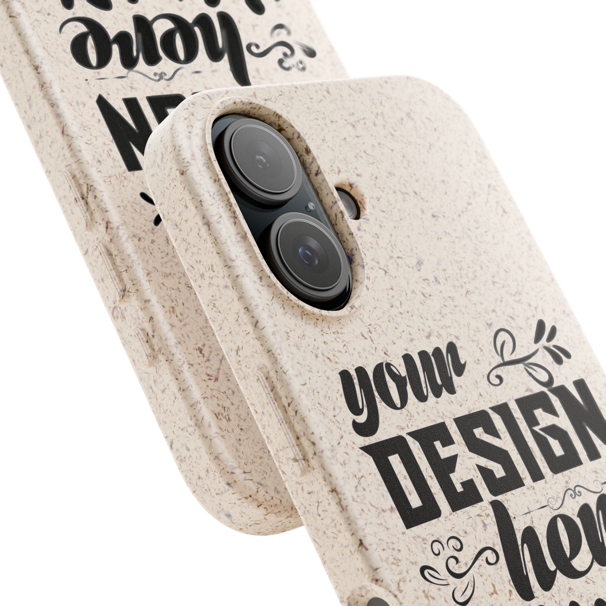 Customizable Biodegradable Phone Case Matte Finish Wireless Charging