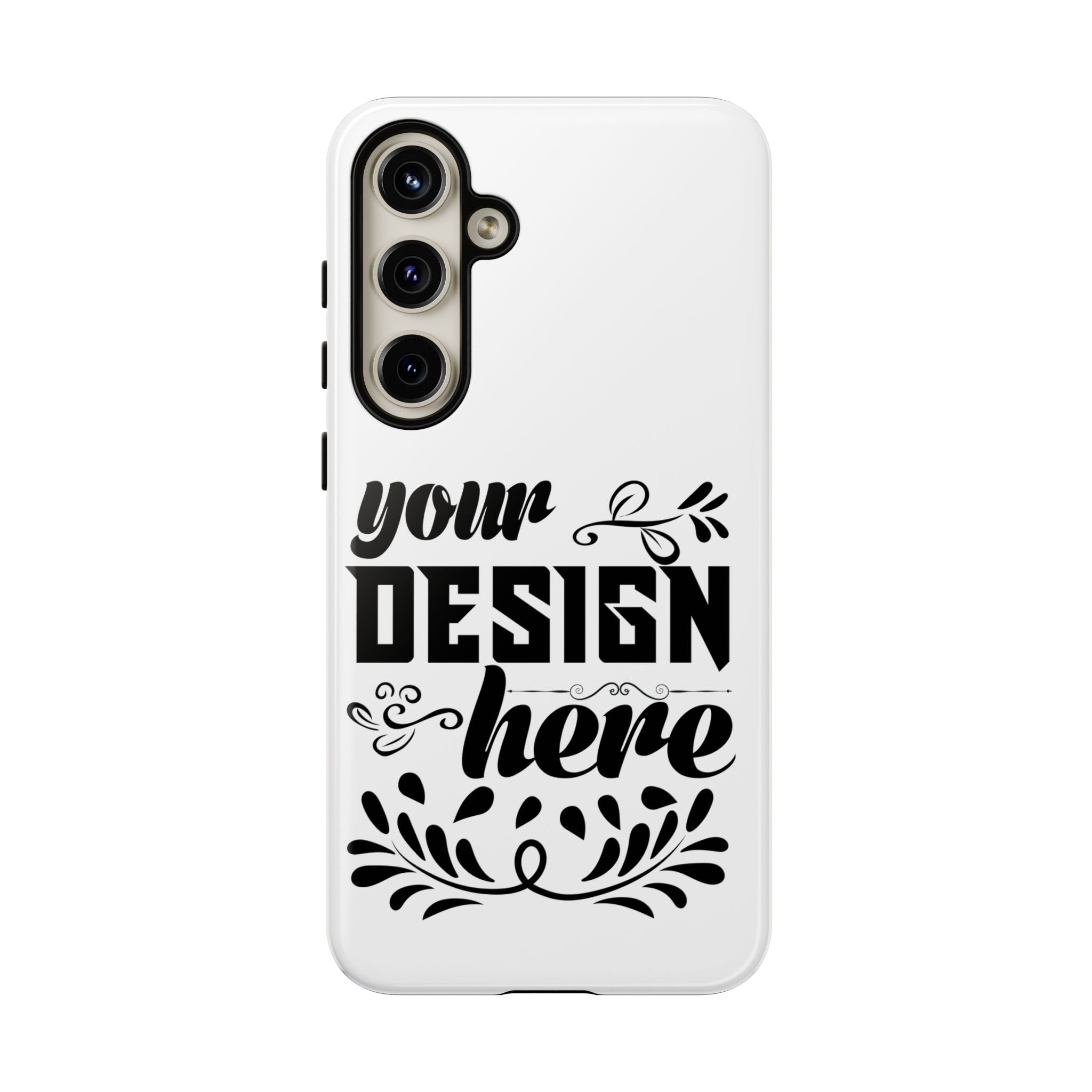 Customizable Tough Dual Layer Phone Case Polycarbonate TPU Liner Protective