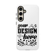 Customizable Tough Dual Layer Phone Case Polycarbonate TPU Liner Protective