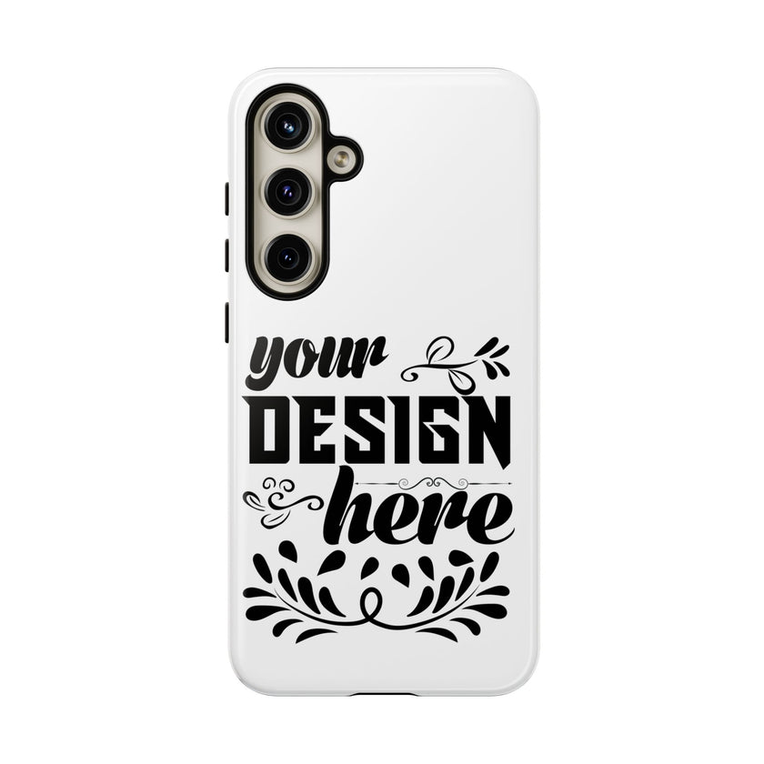 Customizable Tough Dual Layer Phone Case Polycarbonate TPU Liner Protective