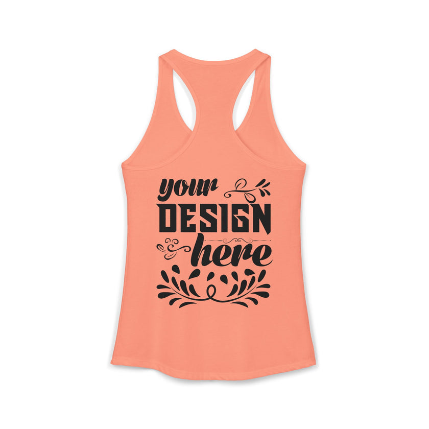 Customizable Next Level 1533 Womens Ideal Racerback Tank