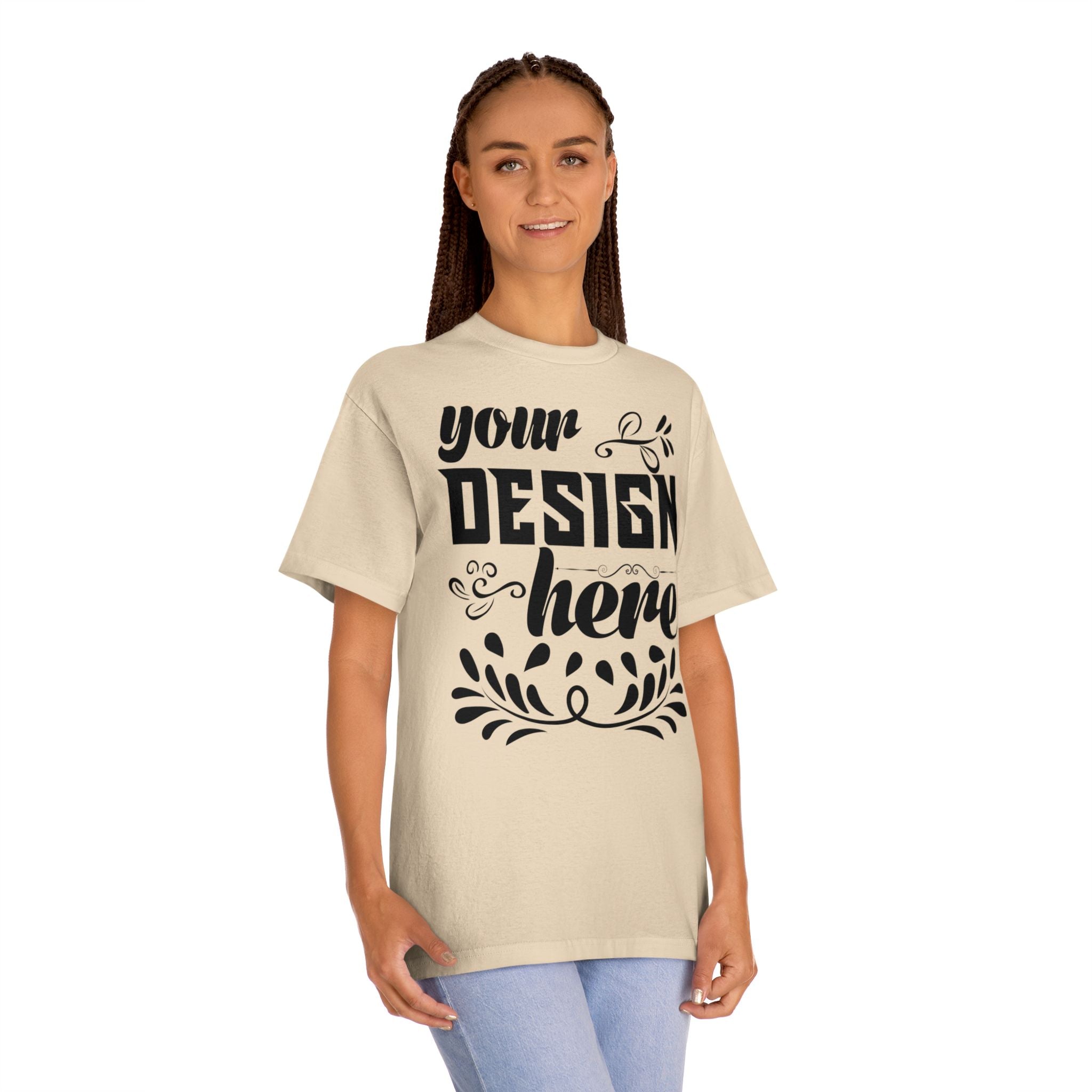 Customizable American Apparel 1301 Unisex Classic Cotton T-Shirt