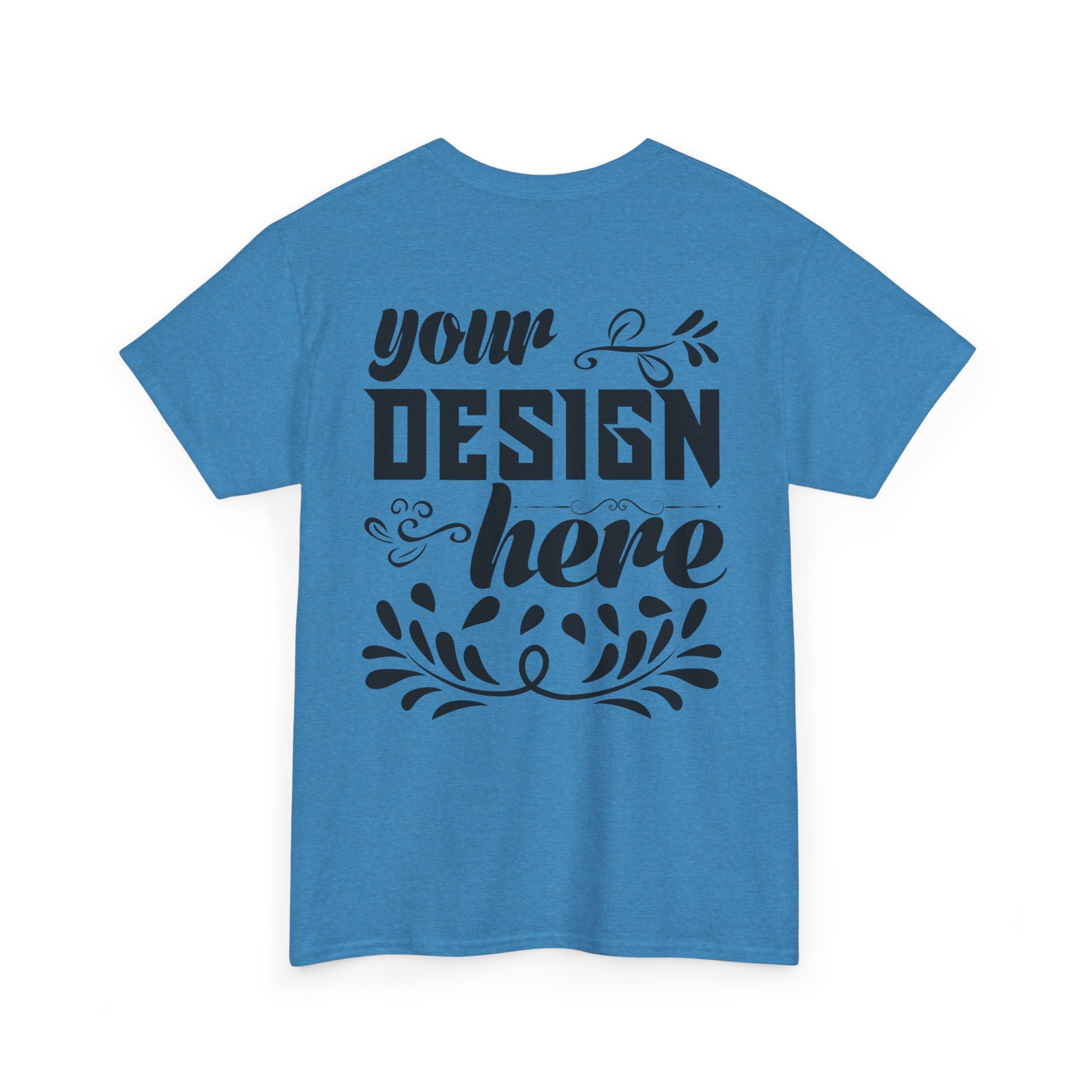 Customizable Gildan 5000 Unisex Heavy Cotton T-Shirt Classic Fit