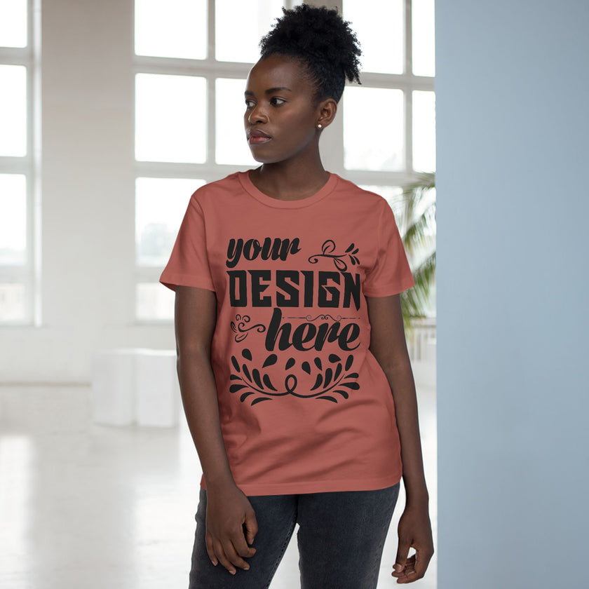 Customizable AS Colour 4001 Womens Maple Cotton T-Shirt