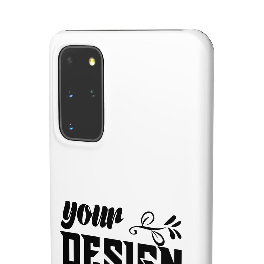 Customizable Snap Phone Case Slim Lightweight Polycarbonate Gloss Or Matte