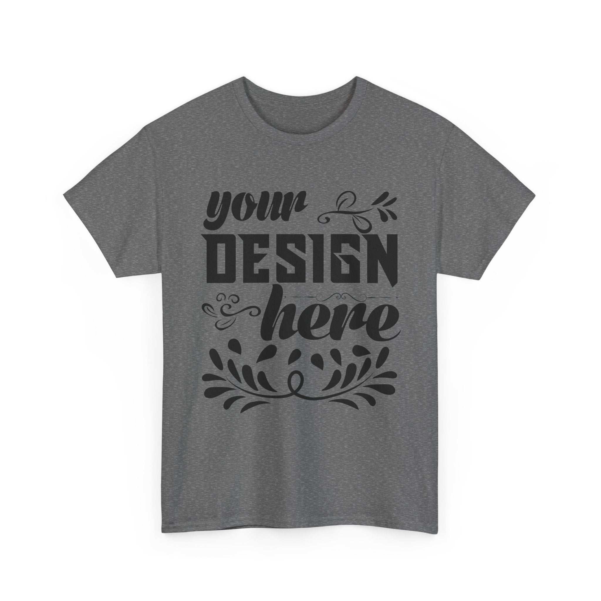 Customizable Gildan 5000 Unisex Heavy Cotton T-Shirt Classic Fit