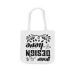 Customizable Canvas Tote Bag With 5 Color Strap Options All Over Print