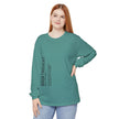 Comfort Colors 6014 Unisex  Long Sleeve T-Shirt | Booktrovert Graphic Print
