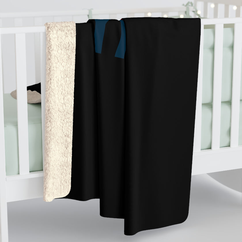 Customizable Sherpa Fleece Blanket 3 Sizes One Sided Print Plush Back