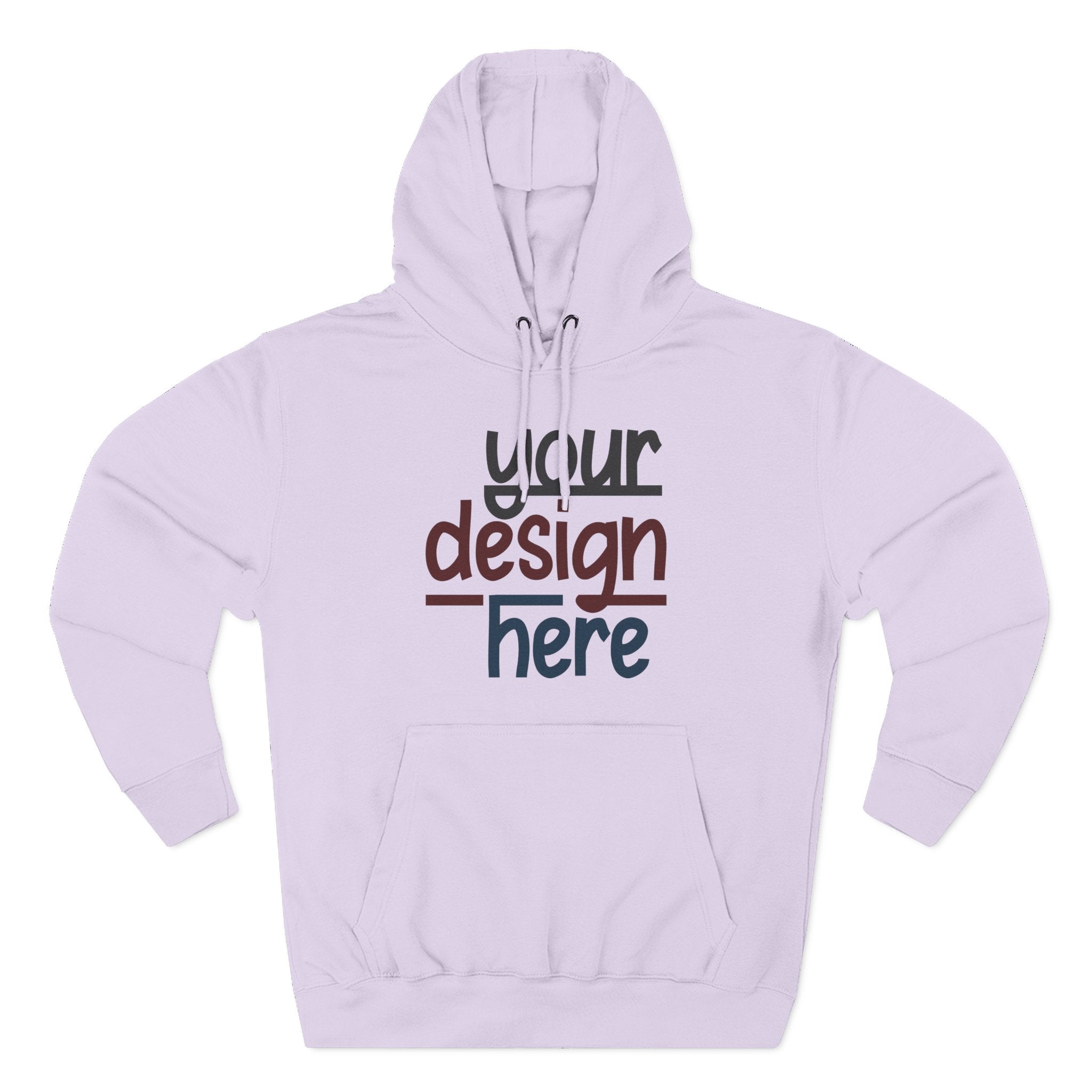 Customizable Lane Seven LS14001 Unisex Three Panel Fleece Hoodie