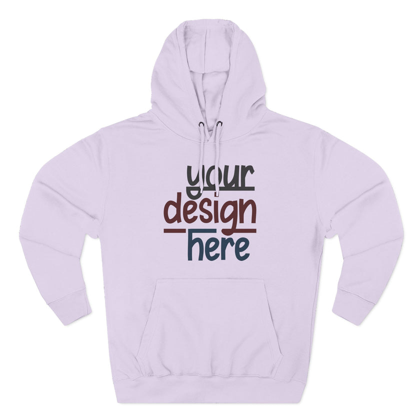 Customizable Lane Seven LS14001 Unisex Three Panel Fleece Hoodie