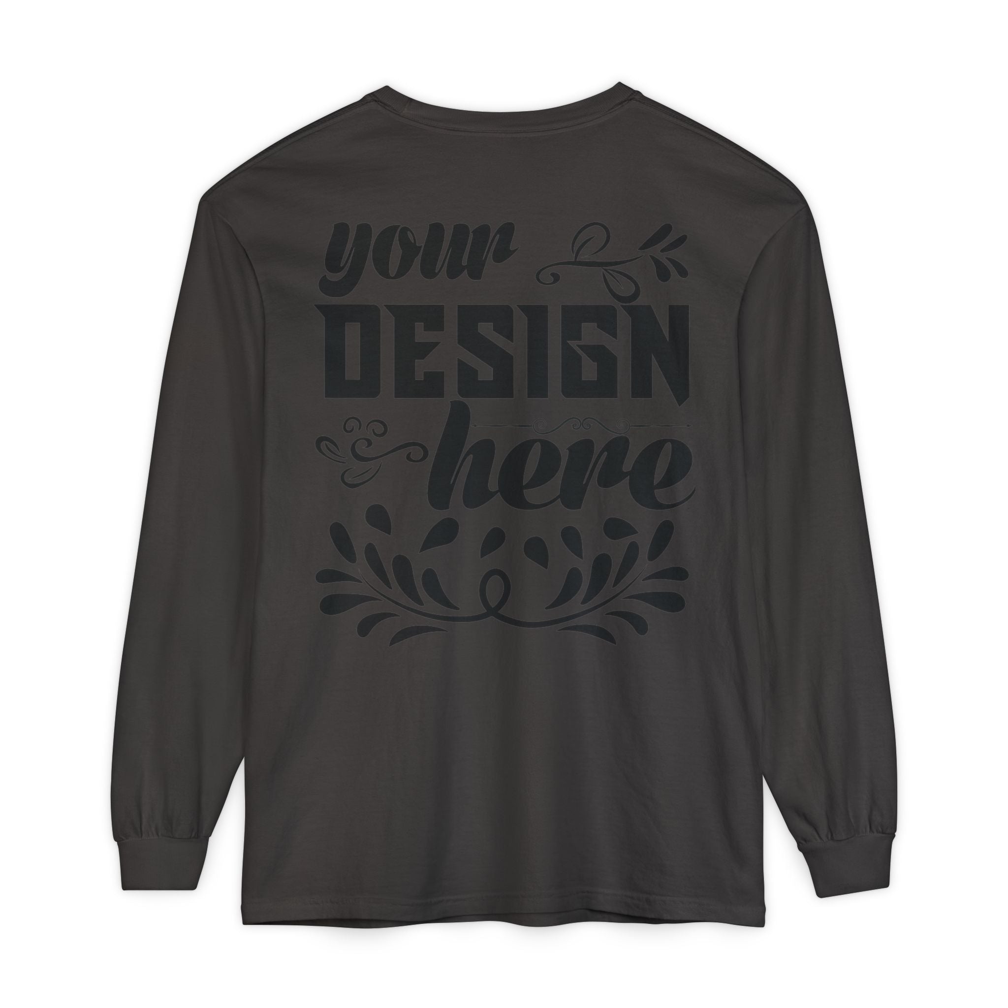 Customizable Comfort Colors 6014 Unisex Garment Dyed Long Sleeve T Shirt