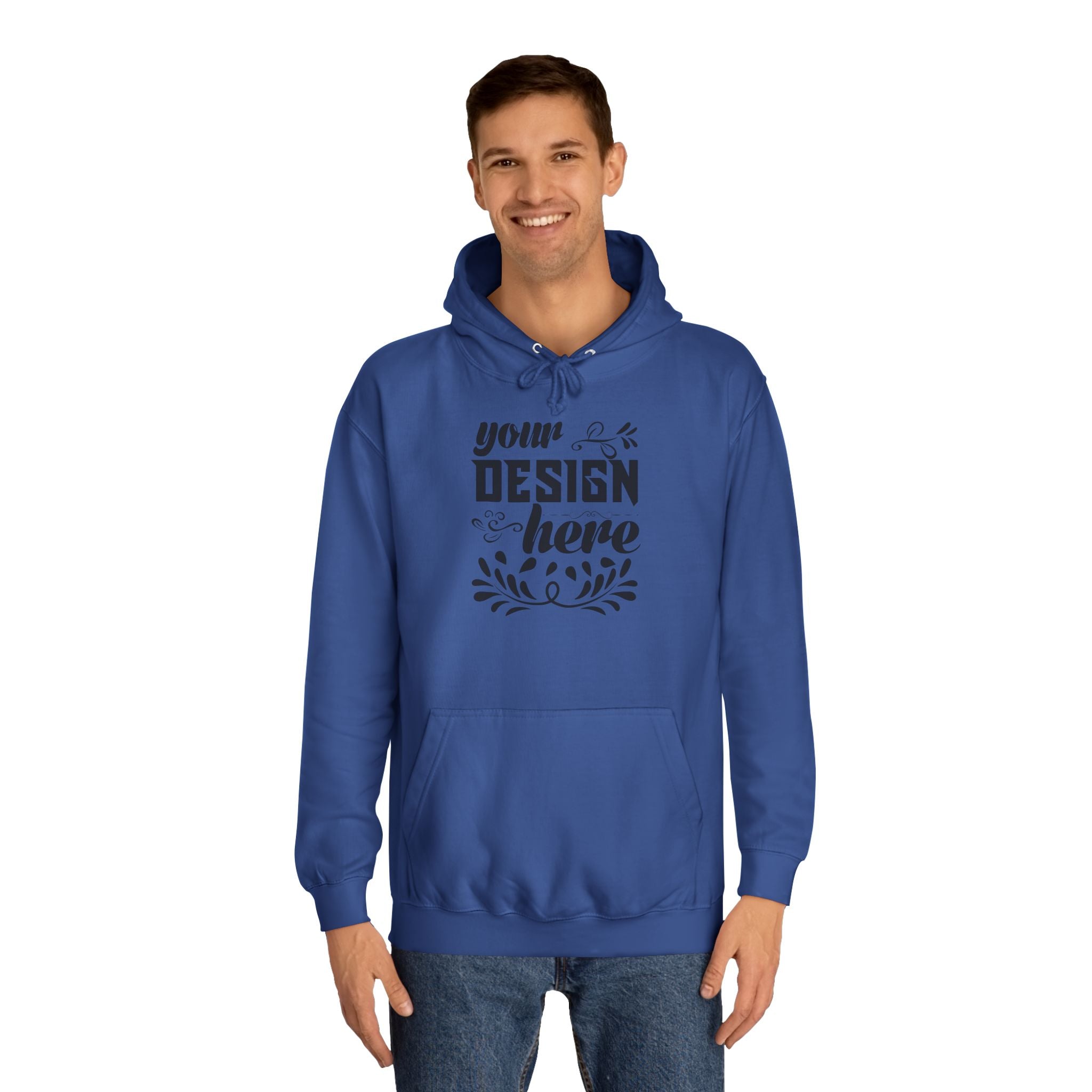 Customizable AWDis JH001 Unisex College Hoodie