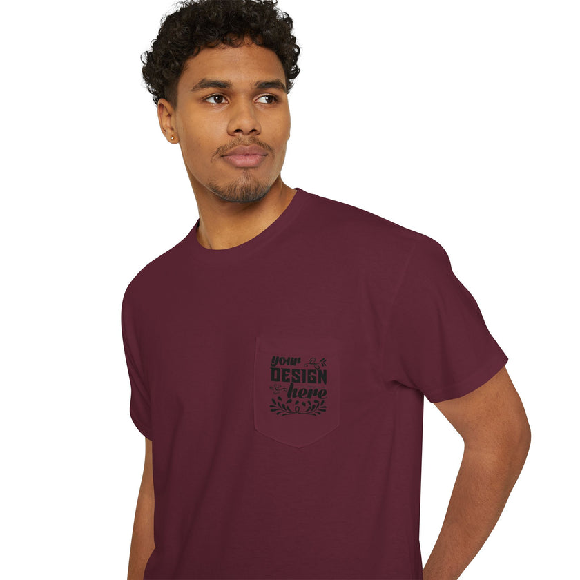 Customizable Gildan 5300 Unisex Heavy Cotton Pocket T-Shirt