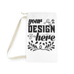 Customizable All Over Print Spun Polyester Laundry Bag With Strap