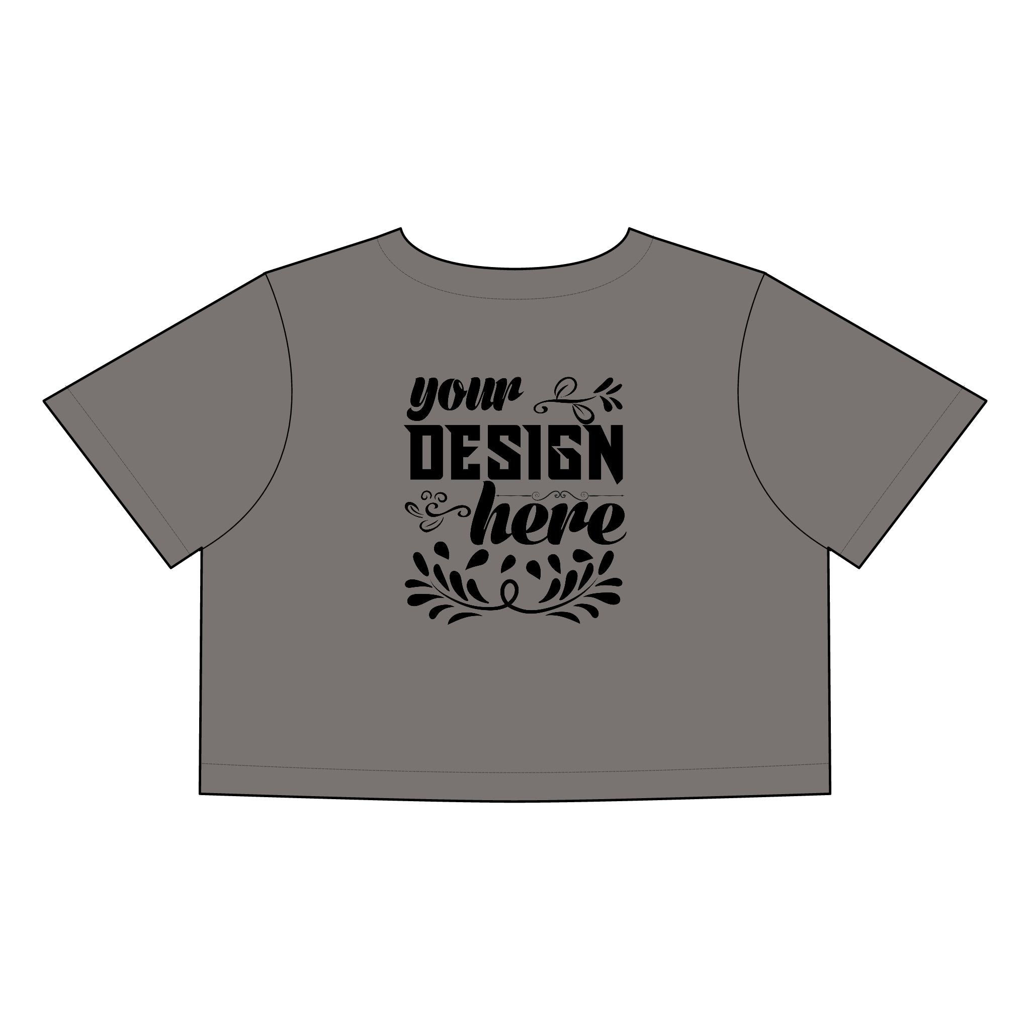 Customizable AS Colour 4089 Womens Heavy Faded Crop T Shirt