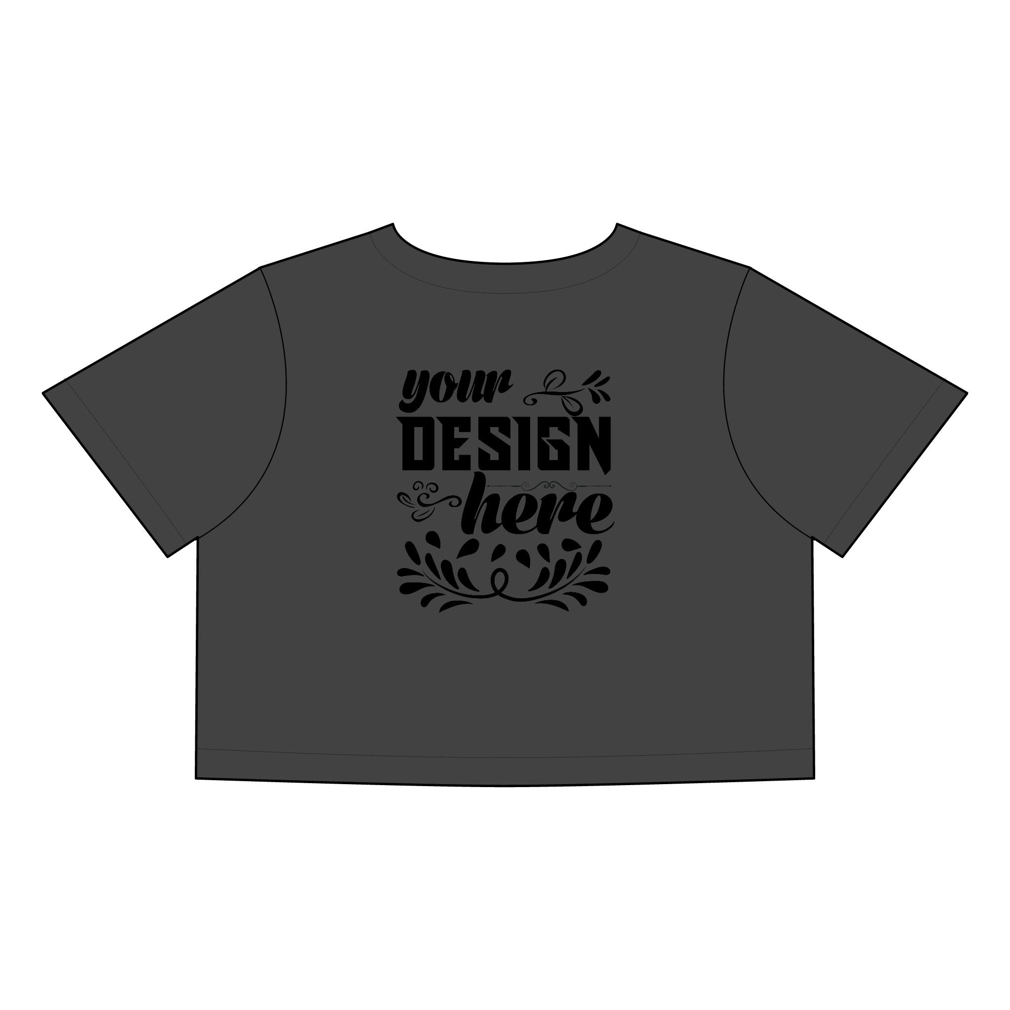 Customizable AS Colour 4089 Womens Heavy Faded Crop T Shirt