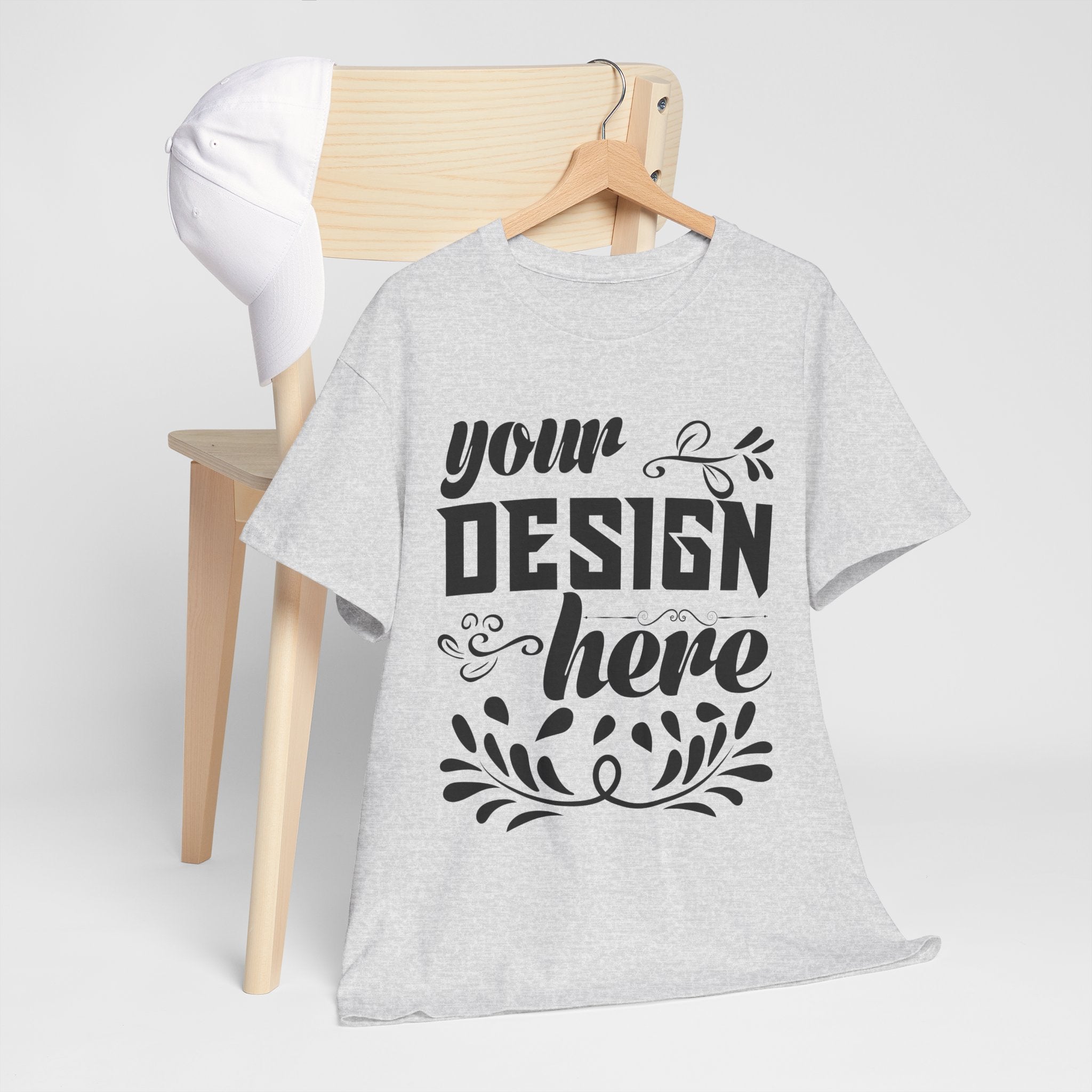 Customizable Gildan 5000 Unisex Heavy Cotton T-Shirt Classic Fit