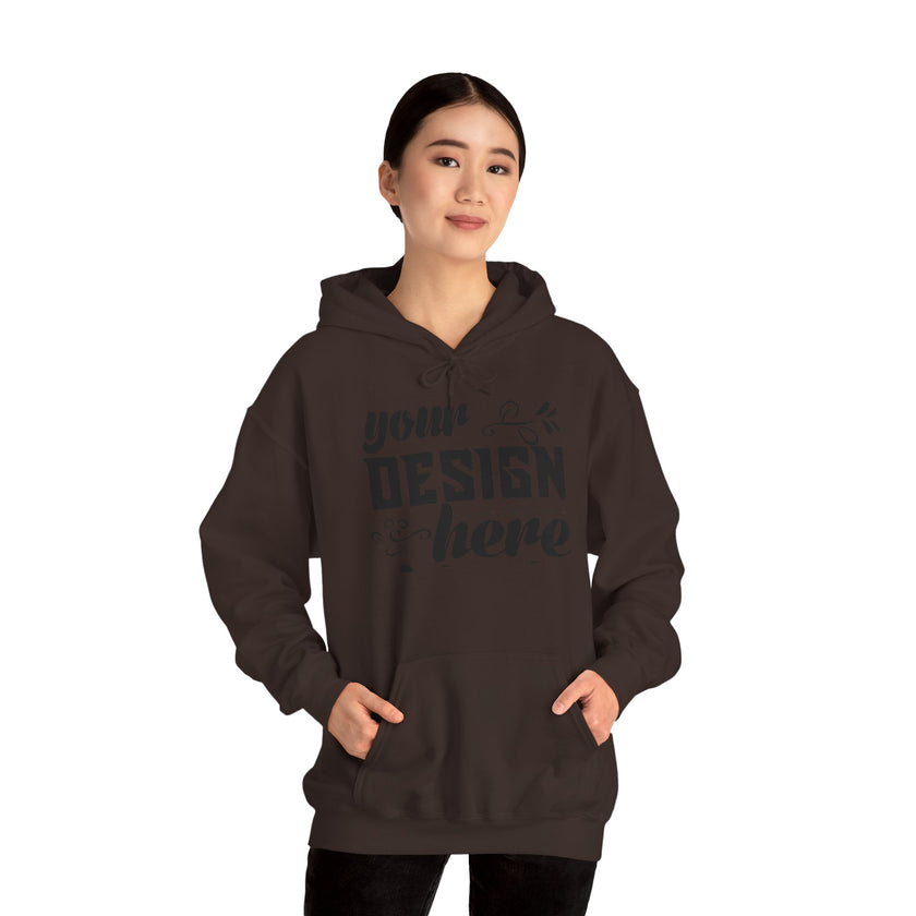 Customizable Gildan 18500 Unisex Heavy Blend Hooded Sweatshirt