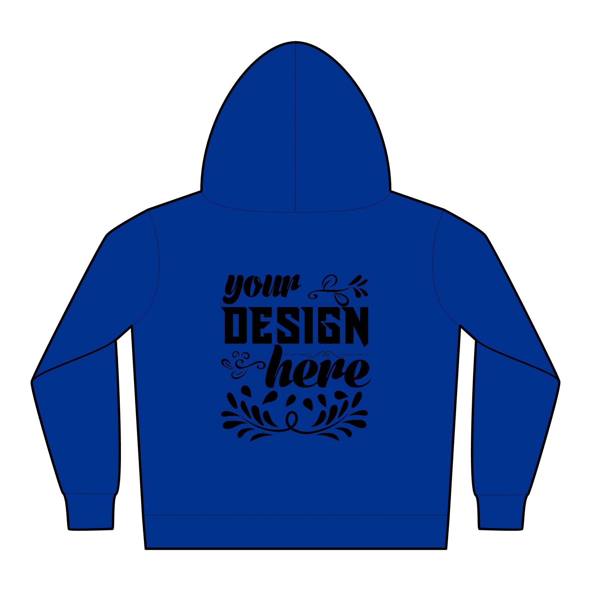 Customizable Rabbit Skins 3326 Toddler Pullover Fleece Hoodie