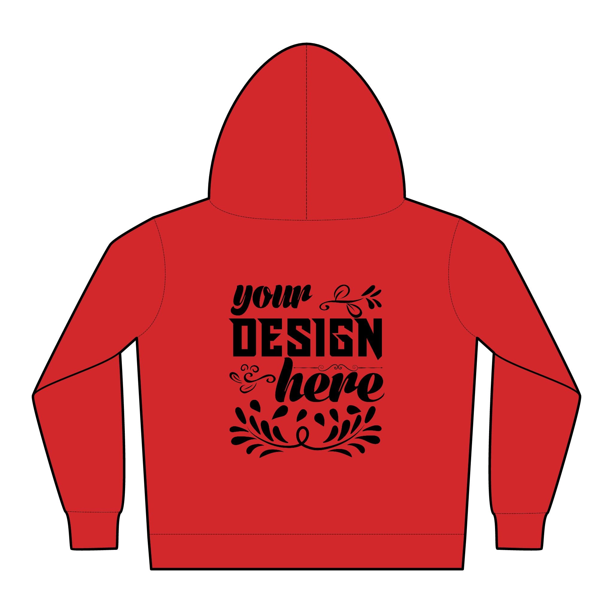 Customizable Rabbit Skins 3326 Toddler Pullover Fleece Hoodie