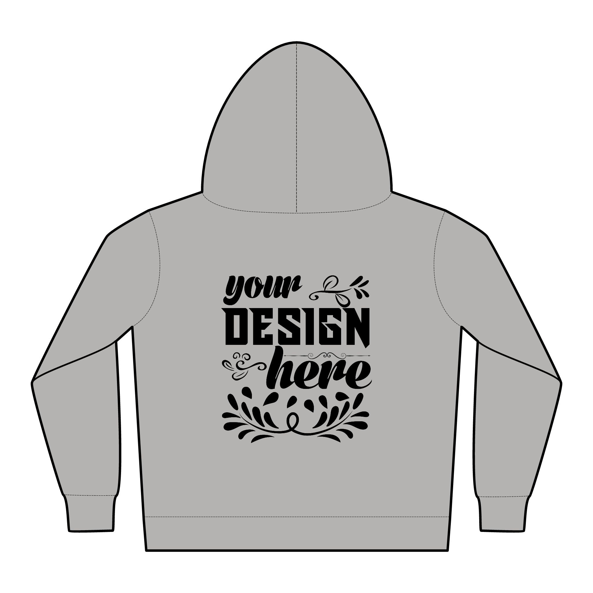 Customizable Rabbit Skins 3326 Toddler Pullover Fleece Hoodie