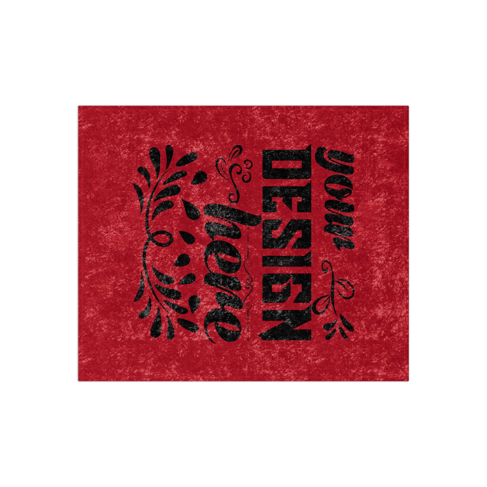 Customizable Crushed Velvet Throw Blanket 50x60 Shiny One Sided Print