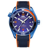 Nameria Automatic Luminous Date Watch Rubber Strap 45mm