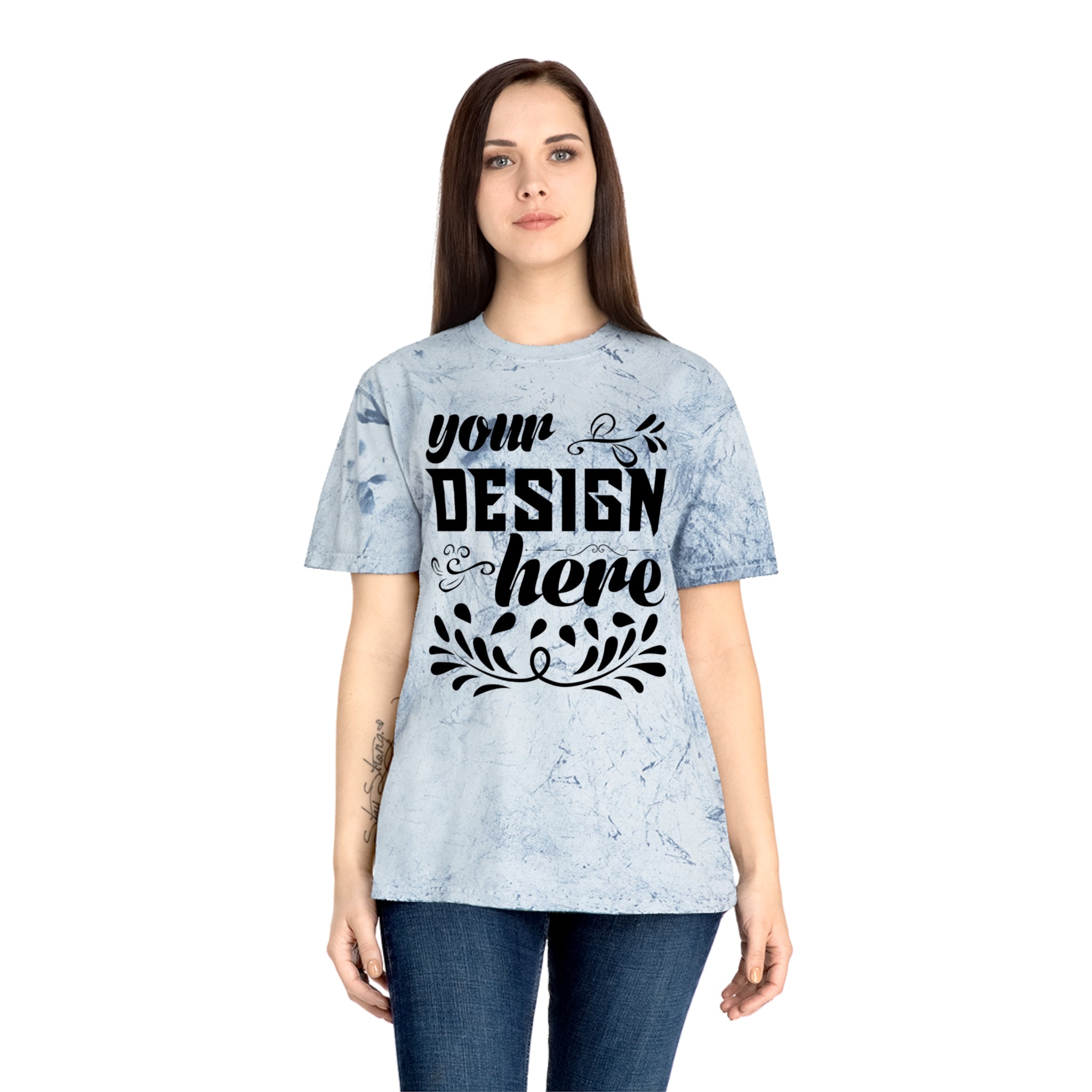 Customizable Comfort Colors 1745 Unisex Color Blast T-Shirt Relaxed Fit