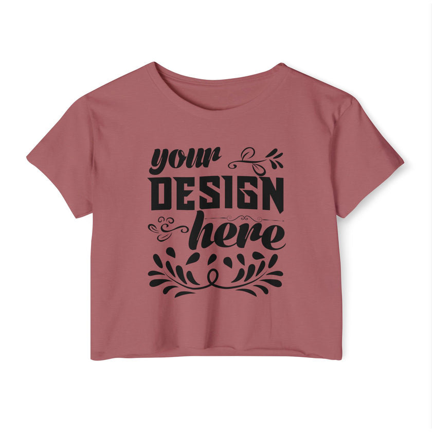 Customizable Next Level 5080 Womens Festival Crop Top