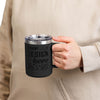 Customizable Polar Camel 15oz Stainless Steel Coffee Mug Tumbler Lid
