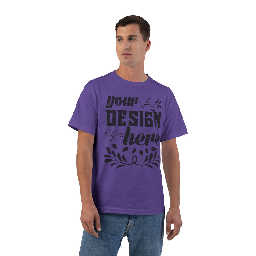 Customizable Hanes 5180 Beefy T Short Sleeve Cotton T-Shirt